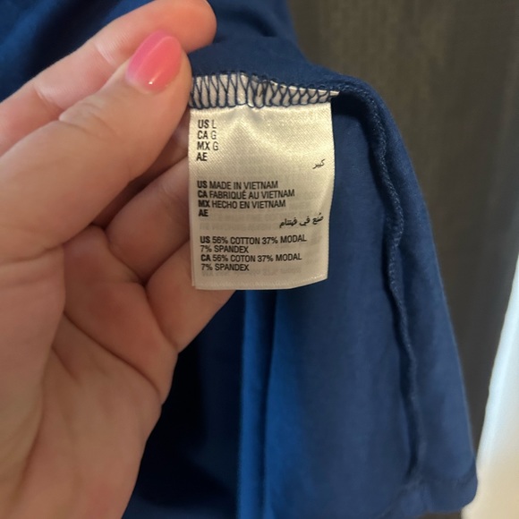 NEW Style&Co Women’s Flip Flop Blue Sleeveless Dress Size Large - Picture 2 of 12